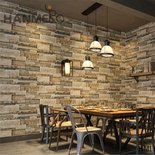 HANMERO PVC Classic Brick Embossing Imaginative Home Wall 0.53*10M home decor wallpaper online