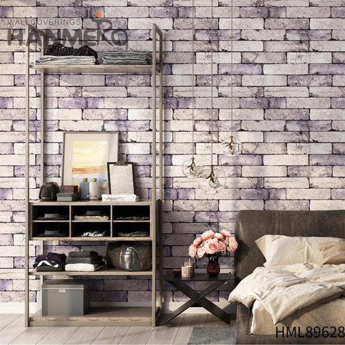 HANMERO PVC Brick Imaginative Embossing Classic Home Wall 0.53*10M wallpaper interior walls