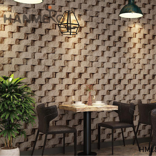 HANMERO Imaginative PVC 0.53*10M cool wallpapers for walls Classic Home Wall Brick Embossing