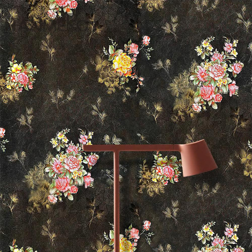 HANMERO PVC European Flowers Embossing Professional Supplier Saloon 0.53*9.5M wallpaper in bedroom designs