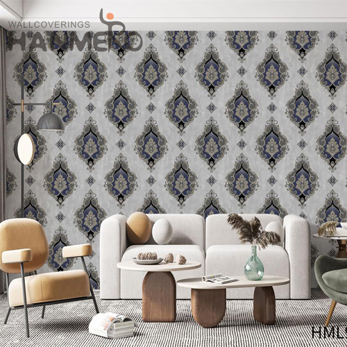 HANMERO PVC wallpaper in bedroom Geometric Embossing Modern Church 1.06M Exporter