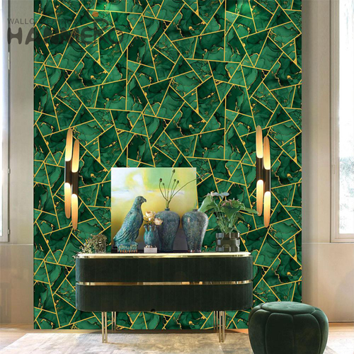 HANMERO PVC Geometric Professional Embossing Modern Lounge rooms 0.53M online shop wallpaper