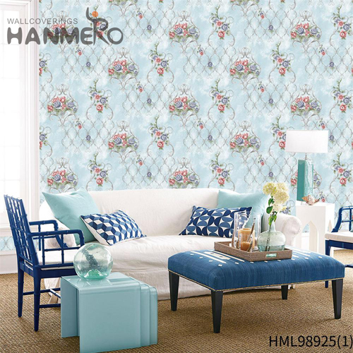 HANMERO Professional PVC Lounge rooms 0.53M wallpaper supply store Geometric Embossing Modern