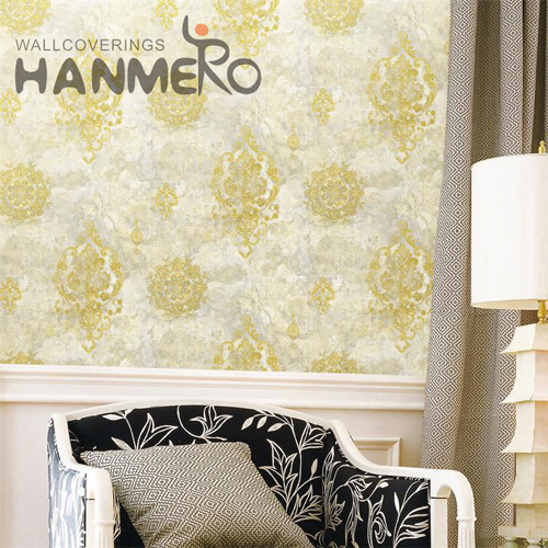 HANMERO PVC Fancy Geometric shop wallpaper online Modern Nightclub 0.53*10M Embossing