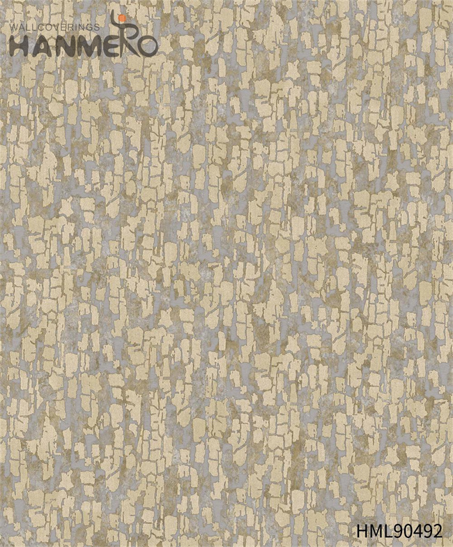 HANMERO more wallpapers New Design Landscape Embossing Modern House 0.53*10M PVC
