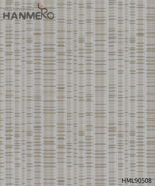 HANMERO New Design PVC Landscape Embossing Modern 0.53*10M wallpaper designs for bathroom House