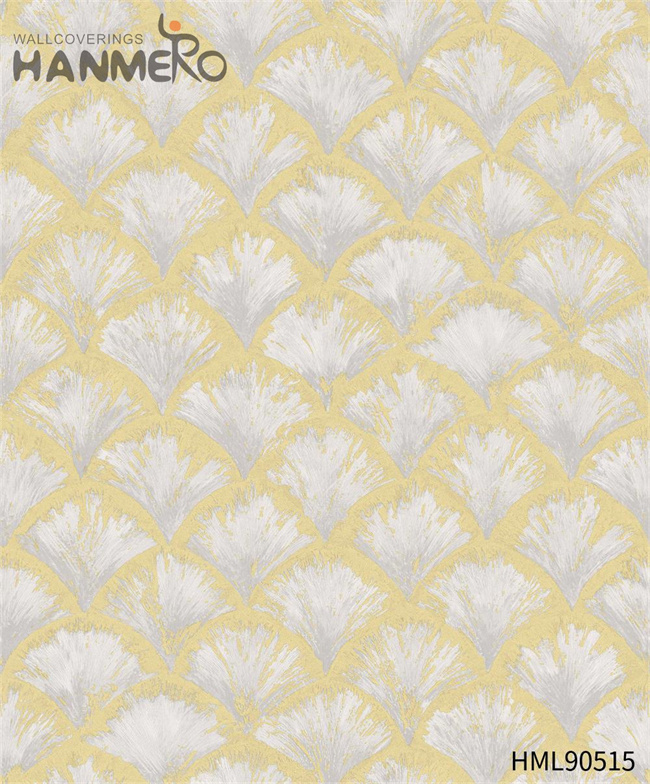 HANMERO PVC Landscape New Design Embossing Modern House 0.53*10M designer wallpaper for home
