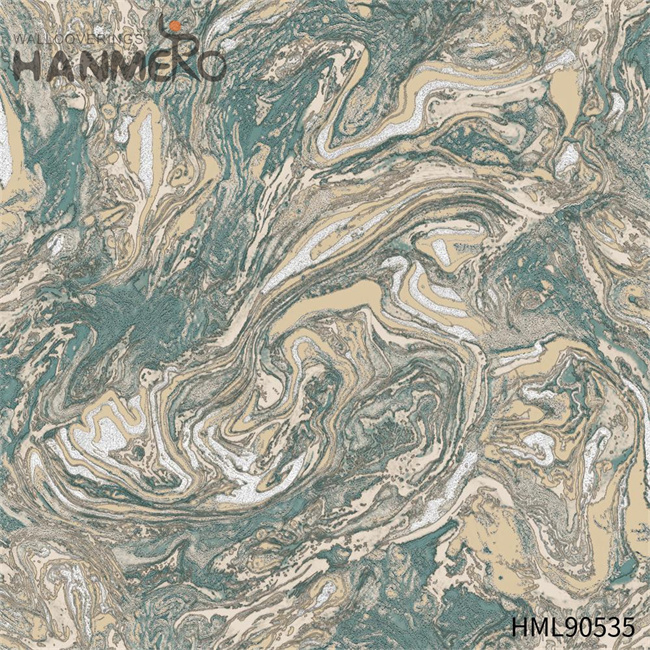 HANMERO wallpaper in store New Design Landscape Embossing Modern House 0.53*10M PVC