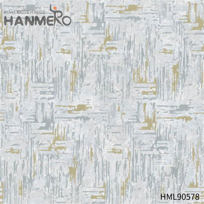 HANMERO PVC New Design bathroom wallpaper Embossing Modern House 0.53*10M Landscape