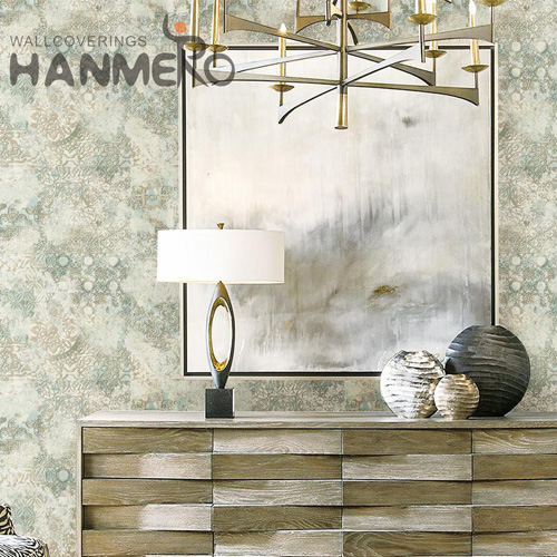 HANMERO online wallpaper Hot Selling Geometric Embossing Modern Kitchen 0.53*10M PVC