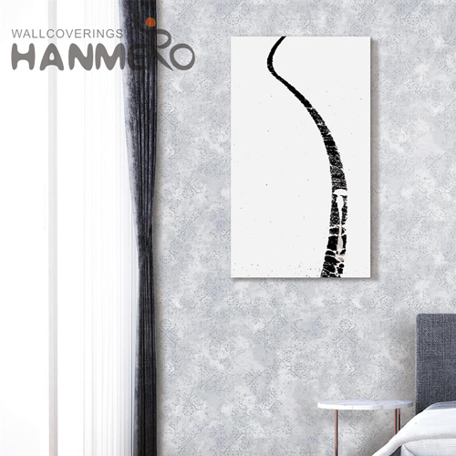 HANMERO PVC Hot Selling Geometric Embossing Modern decorative wallpaper for home 0.53*10M Kitchen