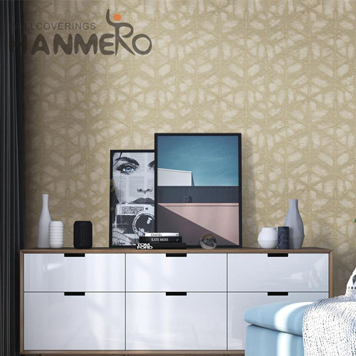 HANMERO PVC New Design Geometric 0.53*10M Modern Children Room Embossing wholesale wallpaper