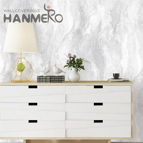 HANMERO PVC Exported Geometric Embossing Modern Cinemas 0.53*10M wallpaper for bedrooms