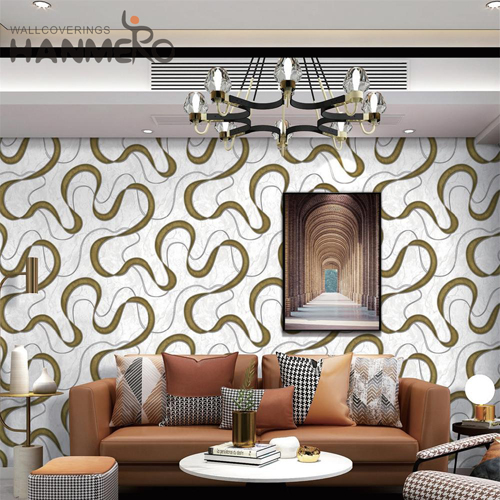 HANMERO PVC wallpaper suppliers Flowers Deep Embossed Classic Sofa background 1.06*15.6M Decor