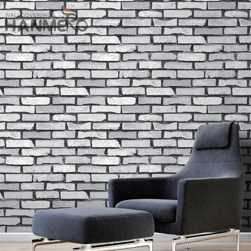 HANMERO PVC Decor Flowers Deep Embossed Classic 1.06*15.6M Sofa background black wallpaper design