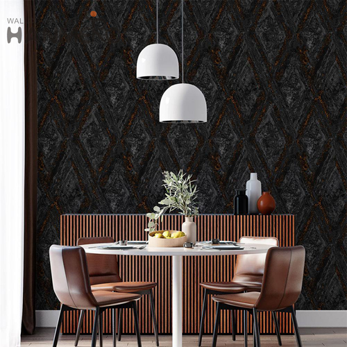 HANMERO wallpaper wall decor Exporter Geometric Embossing Modern Cinemas 0.53*10M PVC