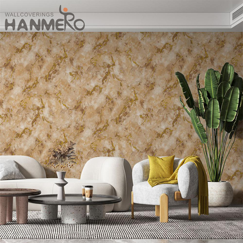 HANMERO PVC Exporter Geometric Embossing online store wallpaper Cinemas 0.53*10M Modern