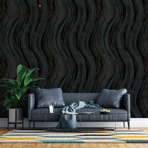 HANMERO PVC Exporter Geometric Embossing Modern main wallpaper 0.53*10M Cinemas