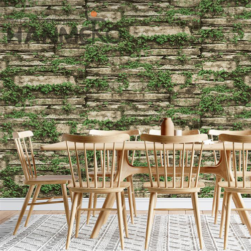 HANMERO PVC Durable Landscape Embossing Modern Children Room 0.53*9.5M vintage wallpaper