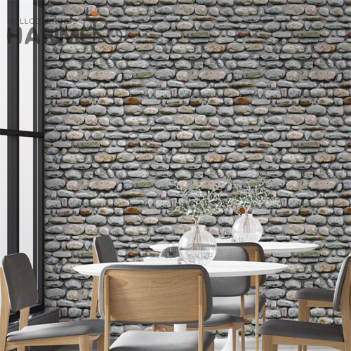 HANMERO PVC Durable Landscape contemporary wallpaper designs Modern Children Room 0.53*9.5M Embossing