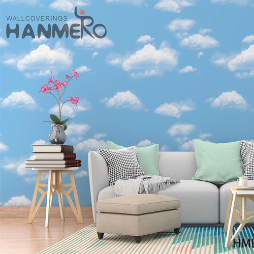 HANMERO PVC Durable Landscape Embossing Modern wall covering paper 0.53*9.5M Children Room