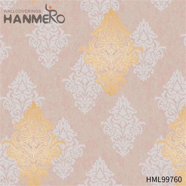 HANMERO PVC Gold Foil Exporter Geometric Embossing Restaurants Modern 1.06*15.6M wallpaper decorating