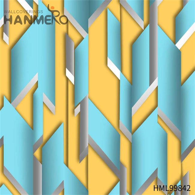 HANMERO Theatres 1.06*15.6M wallpapers for walls at home Embossing Modern New Design PVC Gold Foil Geometric