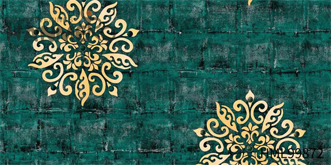 HANMERO wallpaper to wall New Design Geometric Embossing Modern Theatres 1.06*15.6M PVC Gold Foil