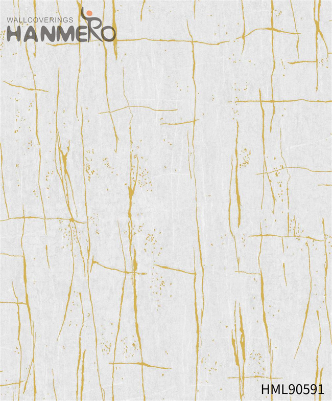 HANMERO Seller PVC Embossing Modern Bed Room 0.53*10M wallpaper designs for the home Landscape