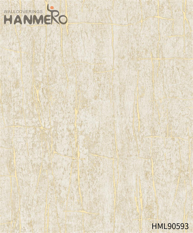 HANMERO Seller Landscape PVC Embossing Modern Bed Room 0.53*10M company wallpaper