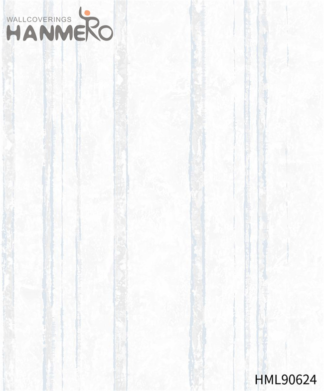 HANMERO decorative wallpaper for bedroom Seller Landscape Embossing Modern Bed Room 0.53*10M PVC