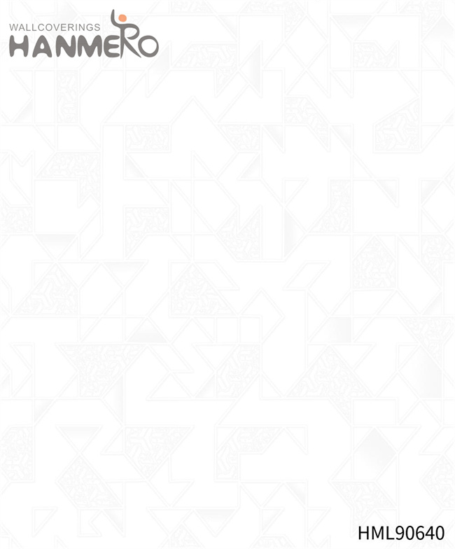 HANMERO Seller PVC Landscape Embossing Modern 0.53*10M designer wallcoverings Bed Room