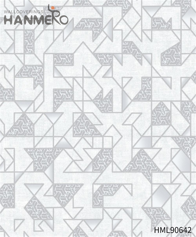 HANMERO Seller PVC Landscape 0.53*10M wallpaper of home Bed Room Embossing Modern