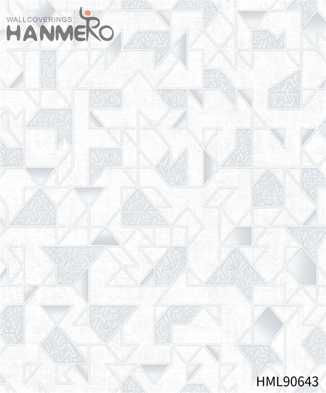 HANMERO Seller PVC 0.53*10M wallpaper for interior walls Modern Bed Room Landscape Embossing