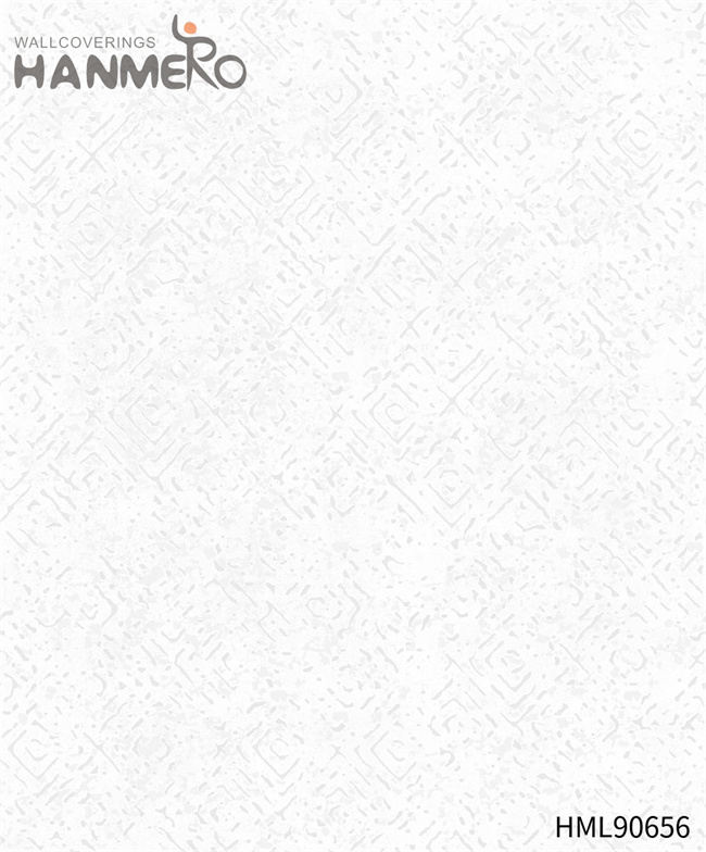 HANMERO PVC Seller Landscape Embossing Bed Room Modern 0.53*10M white wallpaper for walls