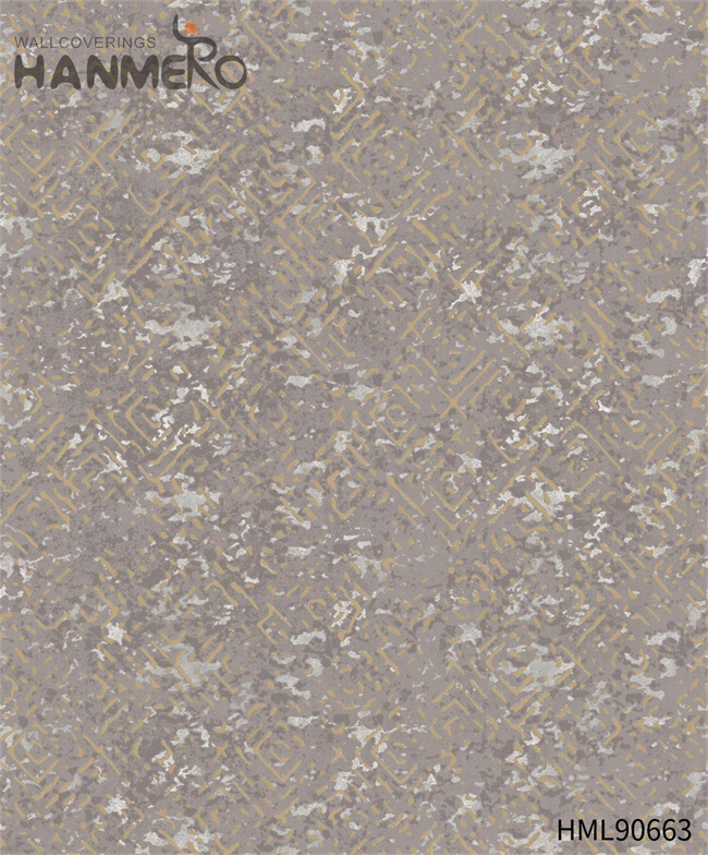 HANMERO PVC Seller Landscape 0.53*10M Modern Bed Room Embossing wallpaper bedroom