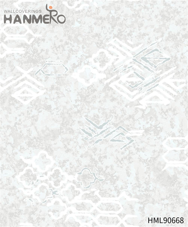 HANMERO PVC Seller Landscape Embossing Modern wallpaper background 0.53*10M Bed Room