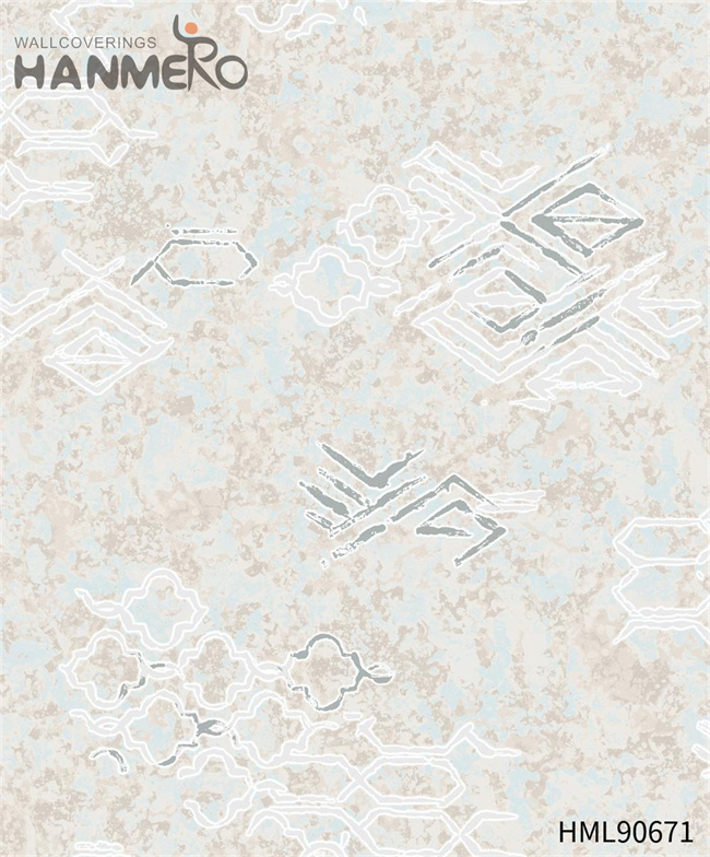 HANMERO PVC Seller background wallpaper Embossing Modern Bed Room 0.53*10M Landscape
