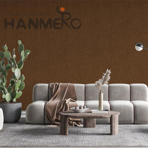 HANMERO Embossing New Design Solid Color PVC Modern Home 0.53*10M wallpaper design house