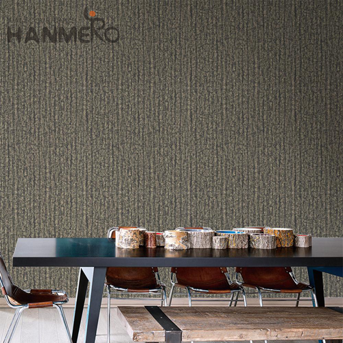 HANMERO PVC 0.53M Solid Color Embossing Modern Bed Room Durable unique wallpaper for home