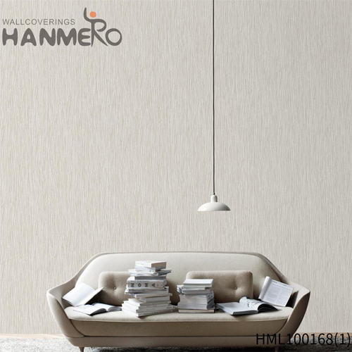 HANMERO Durable PVC Solid Color Embossing Modern 0.53M paper decoration for wall Bed Room