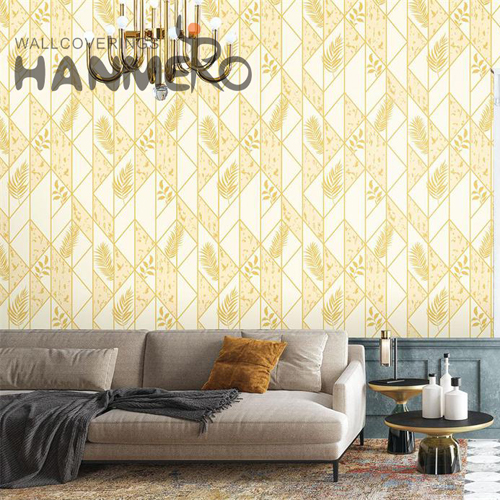 HANMERO PVC Imaginative nature wallpaper Embossing Modern TV Background 0.53M Geometric