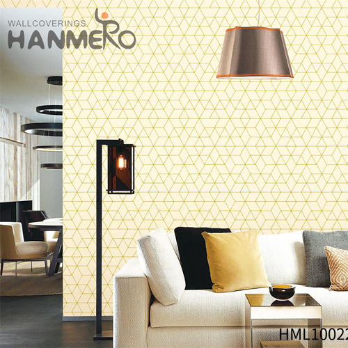 HANMERO PVC Imaginative Modern Embossing Geometric TV Background 0.53M online shopping wallpaper