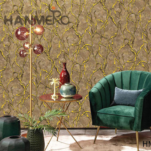 HANMERO PVC Imaginative Geometric Modern Embossing TV Background 0.53M wallpaper for your room