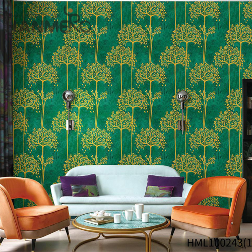 HANMERO Imaginative PVC 0.53M wall to wall wallpaper Modern TV Background Geometric Embossing