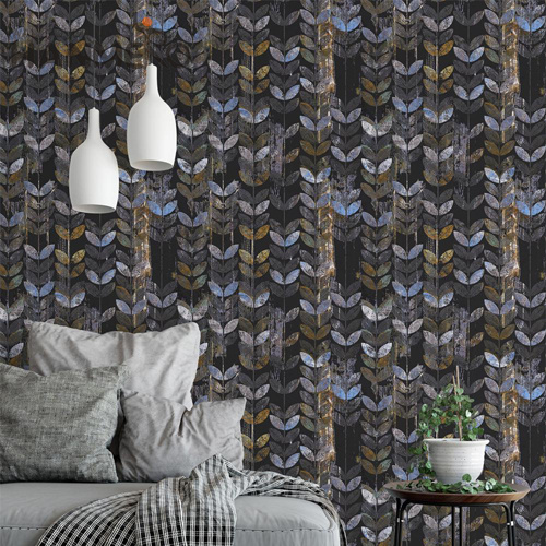 HANMERO PVC home decor wallpaper designs Geometric Embossing Modern Cinemas 0.53*9.2M Standard