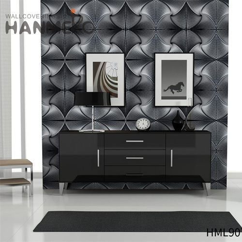 HANMERO PVC Standard Geometric Embossing interior wallpapers for home Cinemas 0.53*9.2M Modern