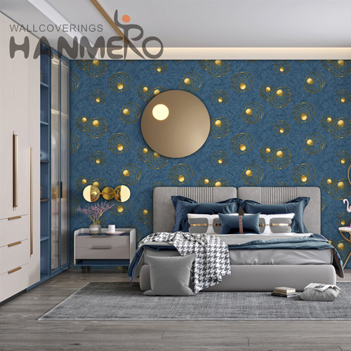 HANMERO PVC Simple Geometric Embossing Classic wallpaper boarders 0.53*9.2M Saloon