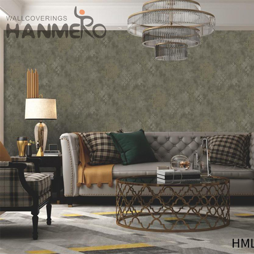 HANMERO PVC Removable Landscape Embossing temporary wallpaper border Cinemas 0.53*10M Modern
