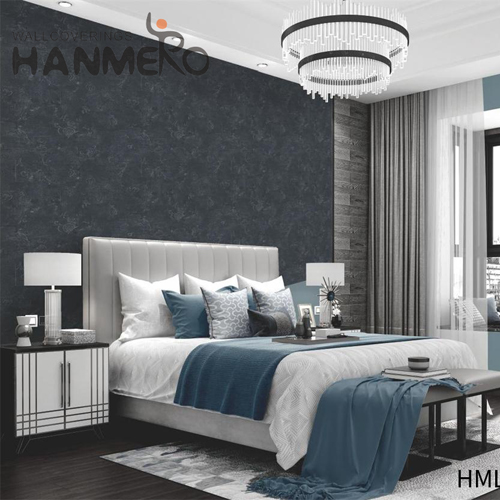 HANMERO PVC Removable Landscape Embossing Modern house wallpaper price 0.53*10M Cinemas